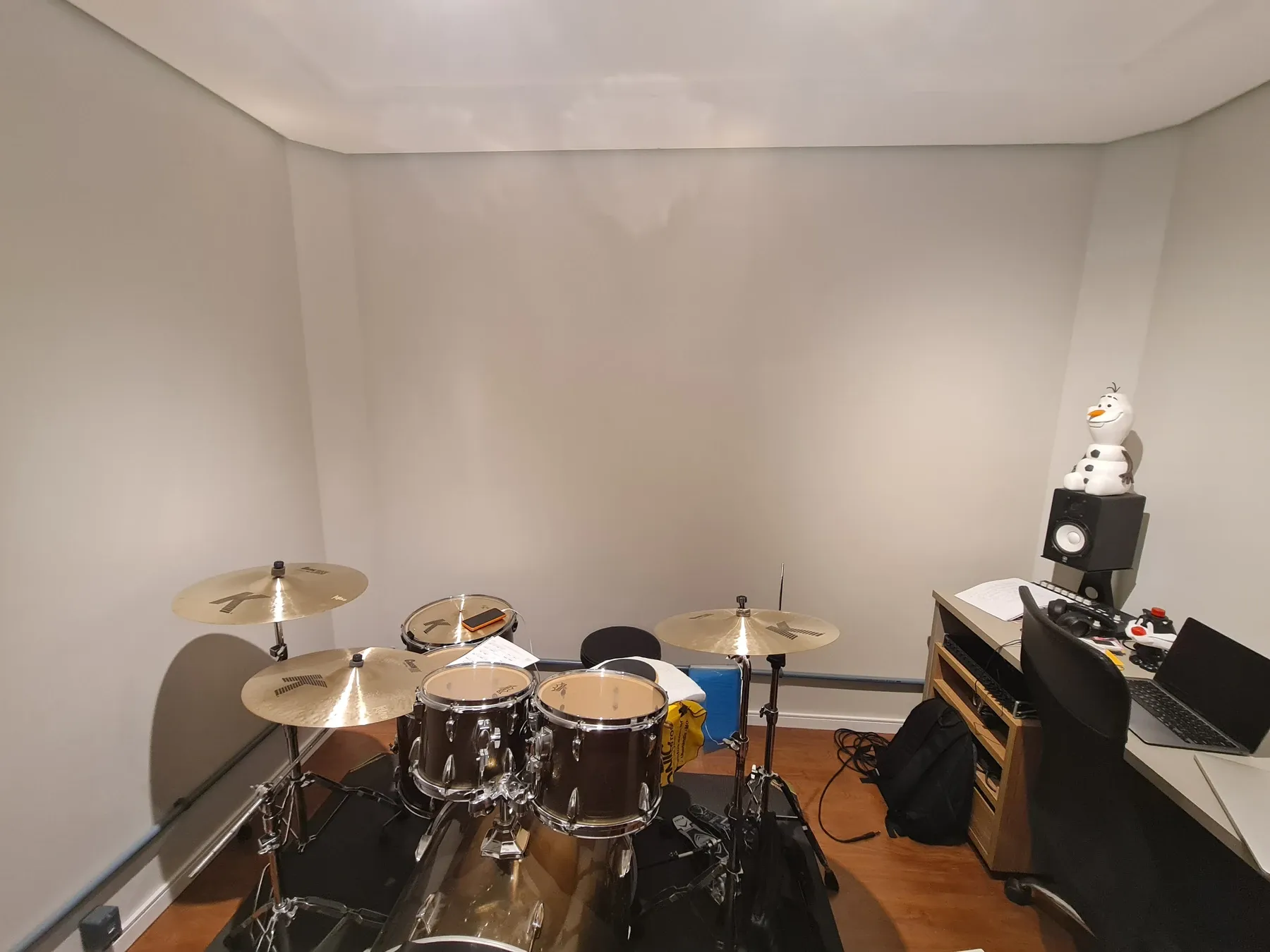 Bateria: consultoria em estúdio