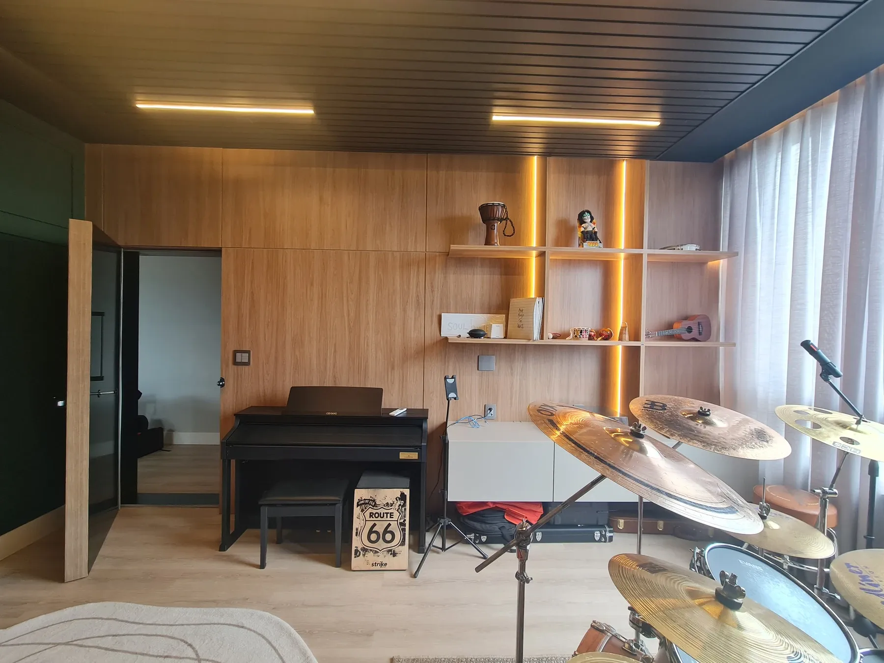 Estúdio residencial: música e gravação