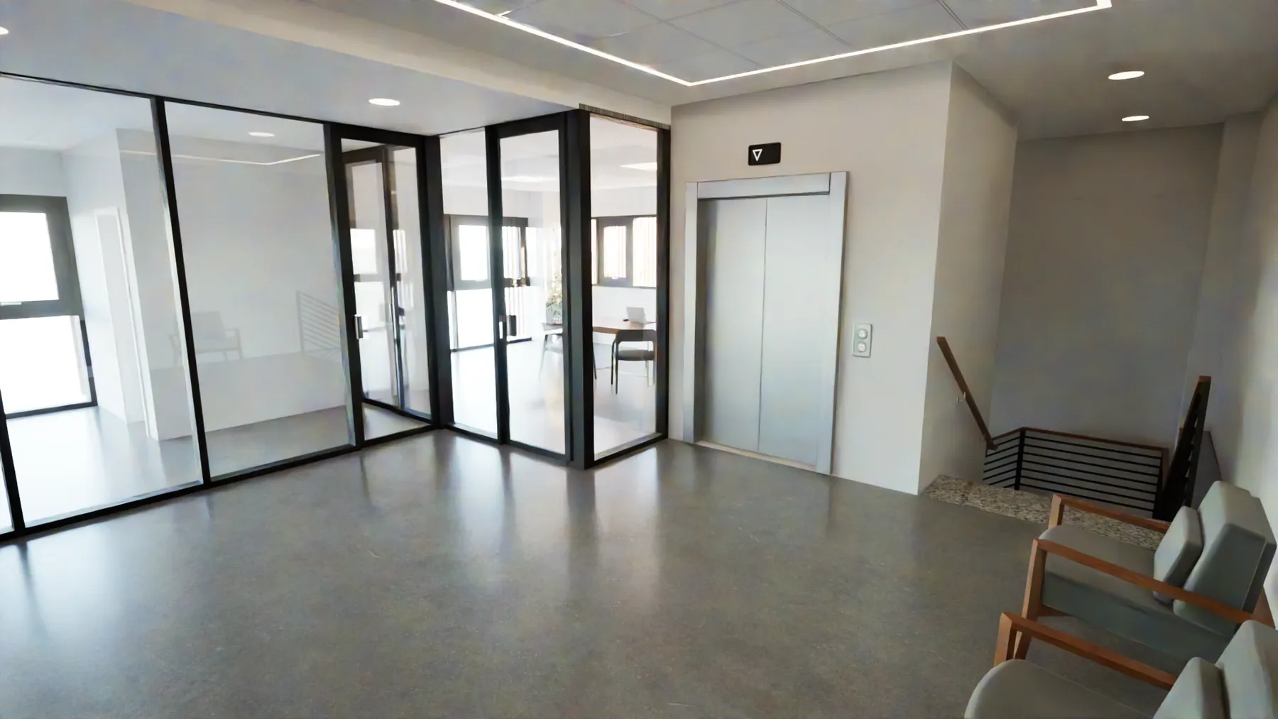 Registro do hall corporativo presente no acervo Alphapiso.